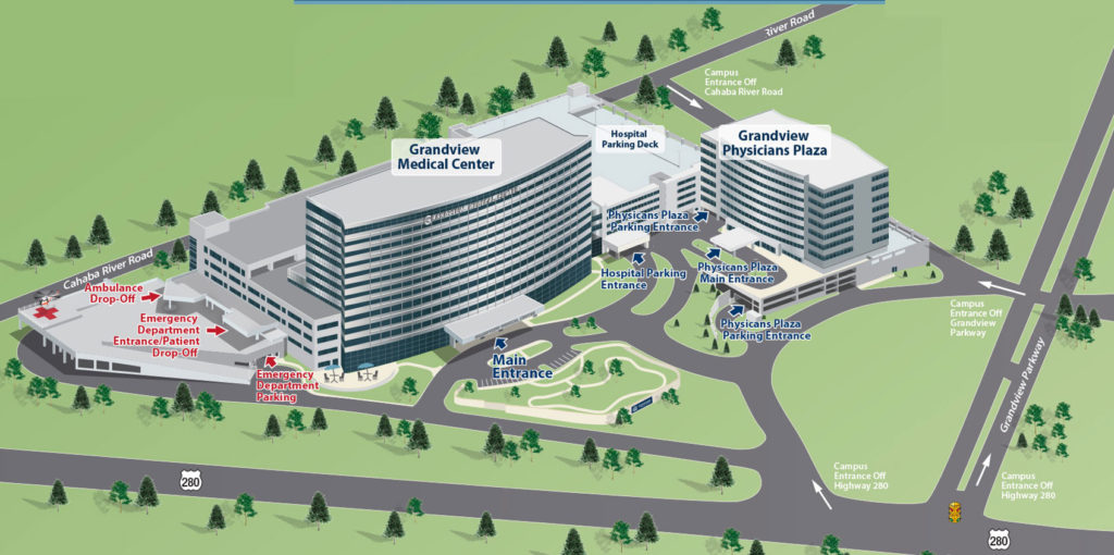 Grandview Physicians Plaza Campus Map Grandview Physicians Plaza